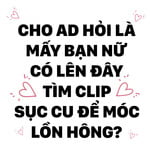 Cho Truyệnsexmoingay hỏi...