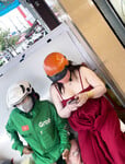 Con già vú bự không bận quần sì