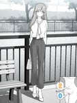 Cô gái anime chơi public