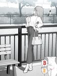 Cô gái anime chơi public