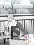 Cô gái anime chơi public