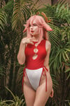Genshin cosplay Miko
