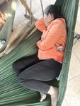 Bà cô đang ngủ quá múp