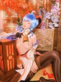 Bộ cosplay Ganyu (1)